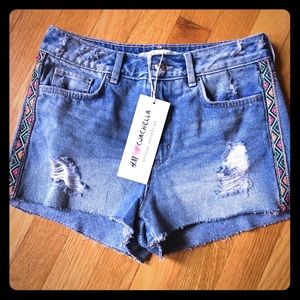 H&M Coachella Collection Shorts